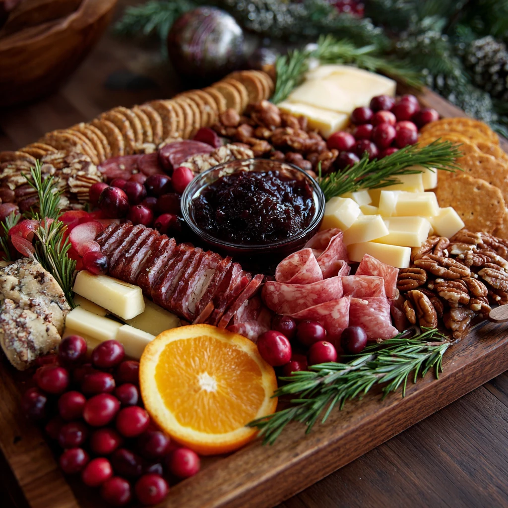 Christmas Charcuterie Board : Perfect For Parties or Holiday Hosting