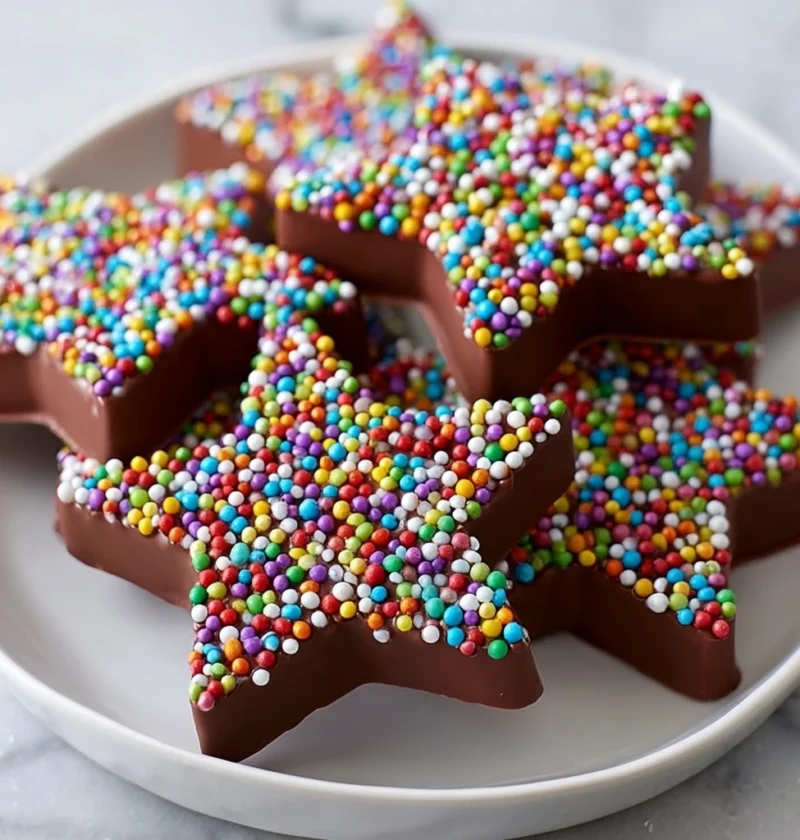 Christmas Chocolate Bars Sprinkles Cookie Cutter Magic