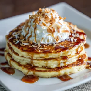 Coconut Cream Pancakes