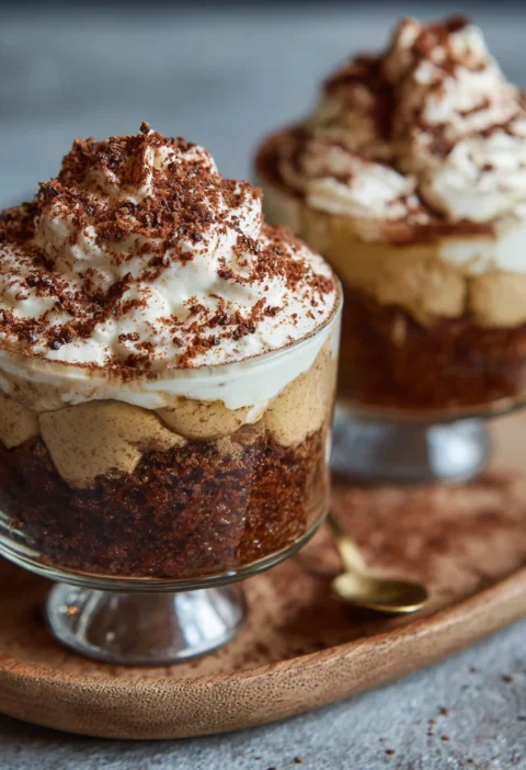 Coffee Protein Tiramisu Cups Recipe