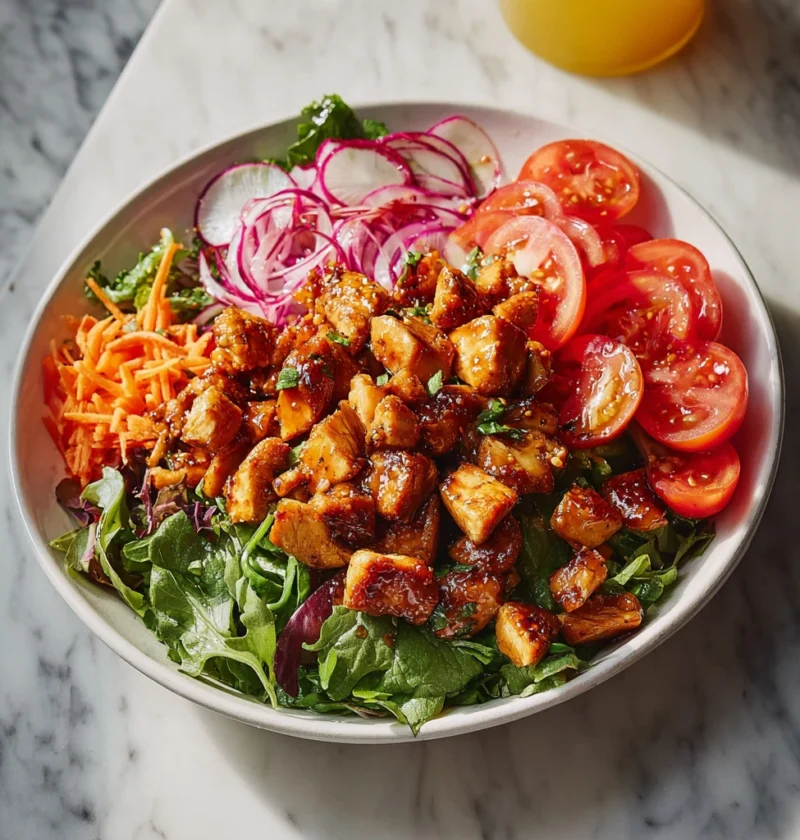Copycat Sweetgreen Hot Honey Chicken Recipe Sweetgreen Hot Honey Chicken Plate DIY How To Make Sweetgreen Hot Honey Chicke...