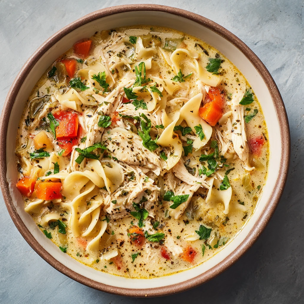 Crack Chicken Noodle Soup