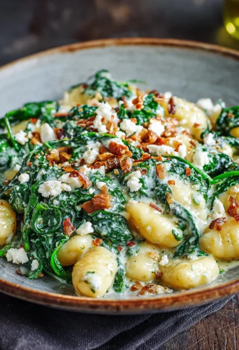 Creamy Gnocchi Spinach Feta Recipe Healthy Gnocchi Dinner Ideas Low Calorie Creamy Gnocchi Recipe Easy Spinach Feta Gnocch...