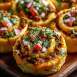 Garlic Parmesan Cheeseburger Bombs: Easy Turkey Bacon Delight