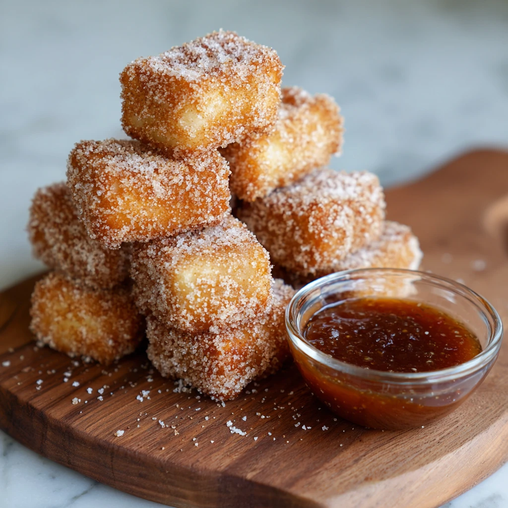 Crispy Angel Cake Churro Bites: A Sweet &fluffy Delight