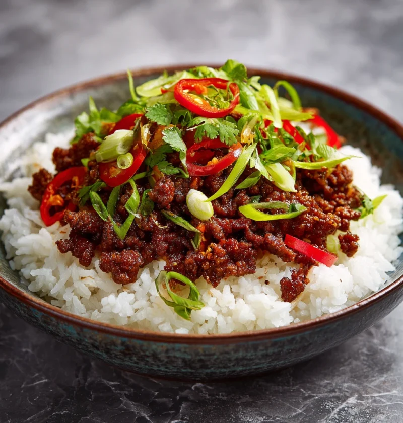 Crispy Chilli Beef Rice Recipe Best Crispy Chilli Beef Rice Homemade Crispy Chilli Beef Rice Crispy Chilli Beef Rice Ingre...