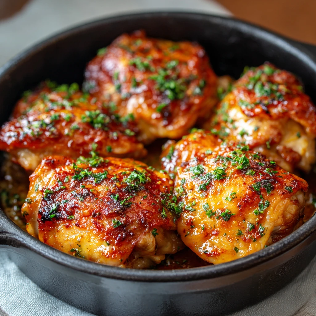 Easy Baked Boneless Skinless Chicken Thighs