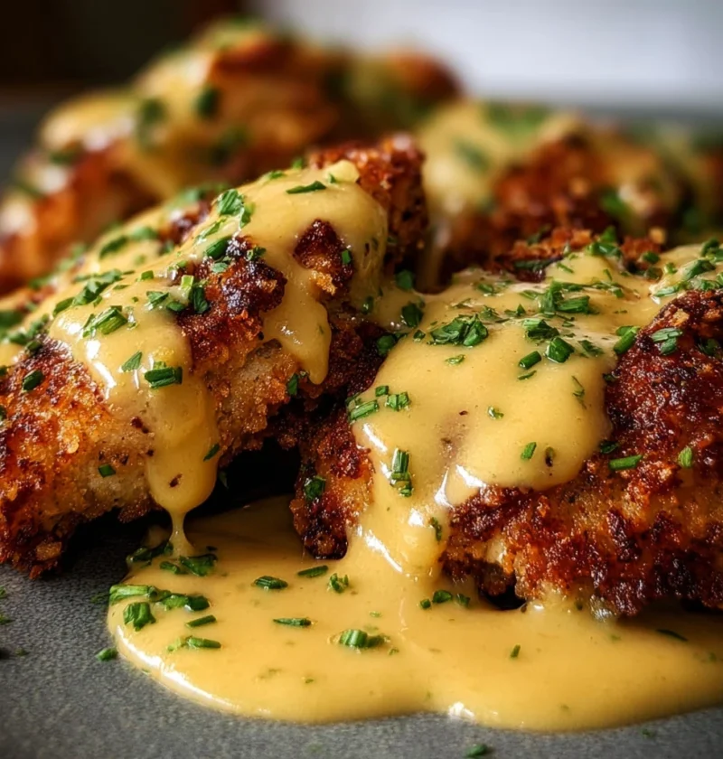 Easy Baked Pretzel Chicken Recipe Cheddar Sauce Chicken Dinner Weeknight Baked Chicken Ideas Pretzel Crusted Chicken With ...