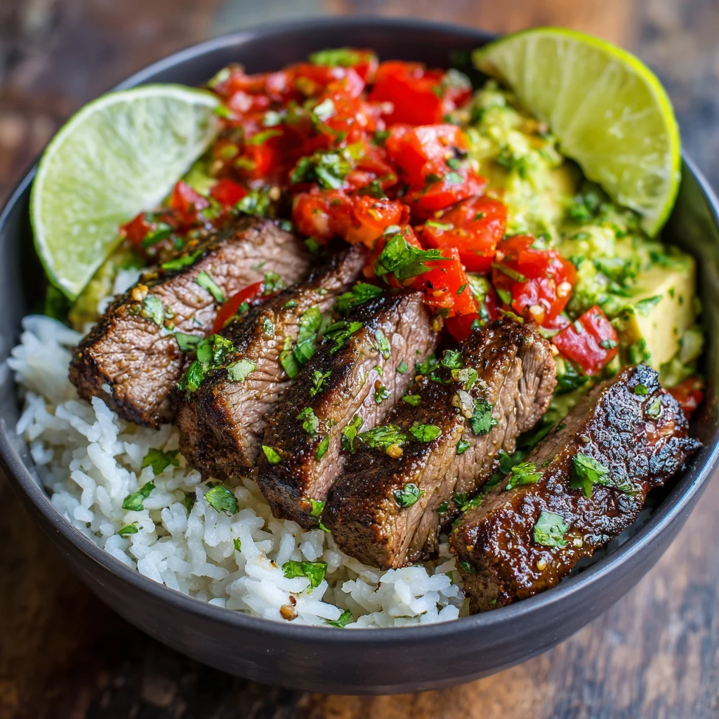 This Easy Cilantro Lime Steak Bowls Recipe Is a Quick Dinner Must-Try