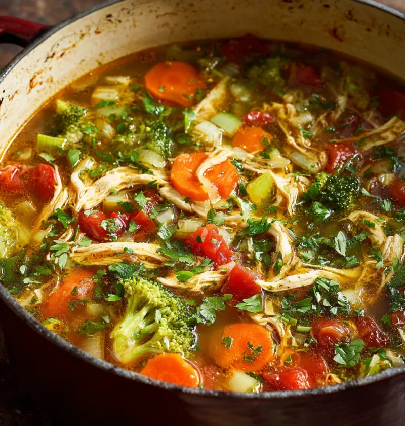 Easy Mexican Chicken Vegetable Soup Recipe Homemade Chicken Vegetable Soup With Cilantro Best Chicken Cilantro Soup For Di...