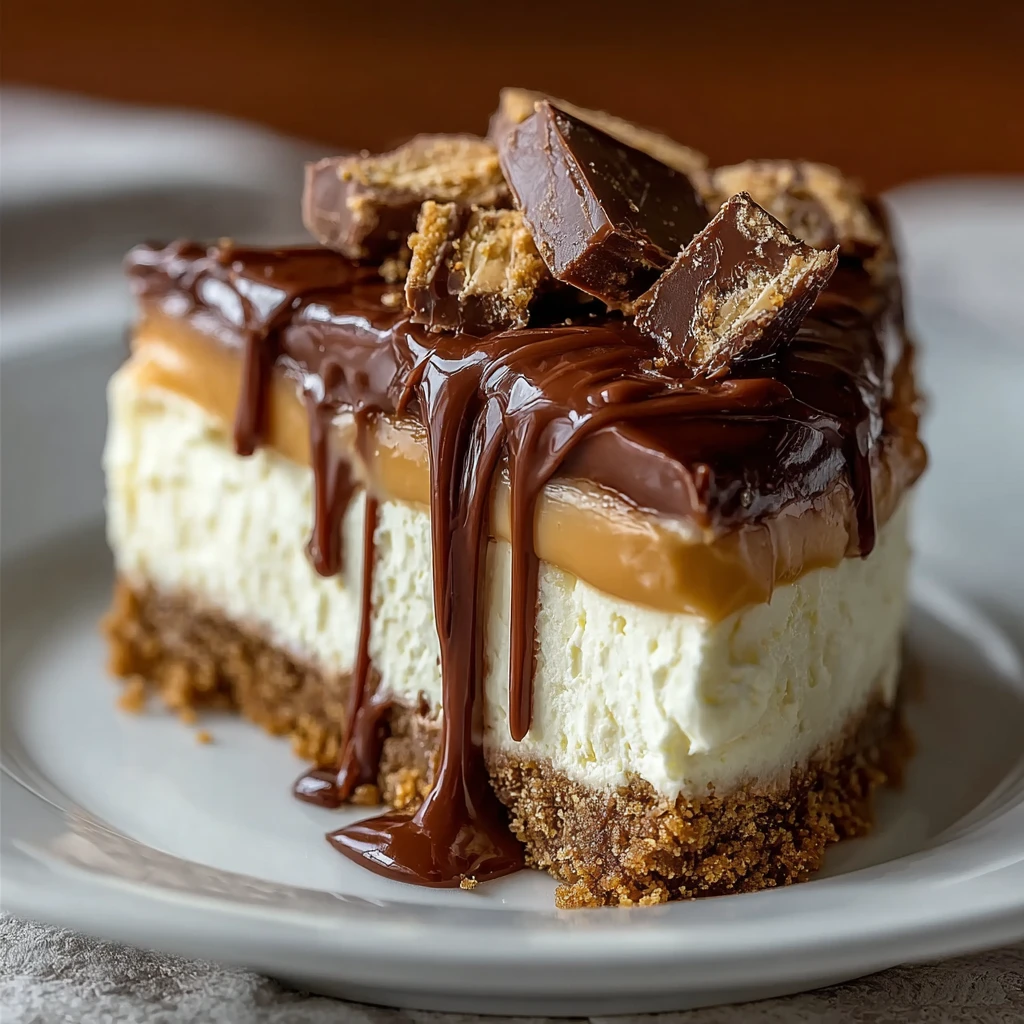 No Bake Twix Cheesecake: The Easiest Indulgent Dessert Ever