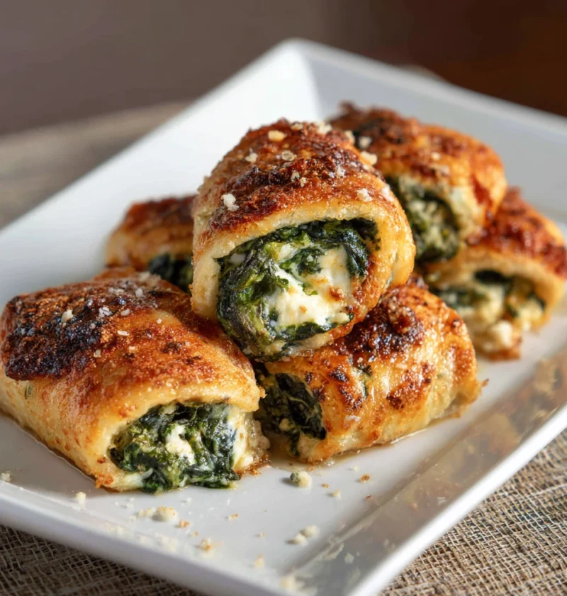 Easy Spinach Ricotta Rolls Recipe Homemade Spinach And Ricotta Rolls Best Spinach Ricotta Rolls Appetizer How To Make Spin...