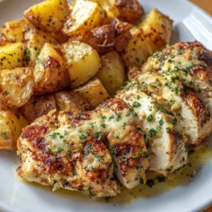 Garlic Parmesan Chicken and Potatoes