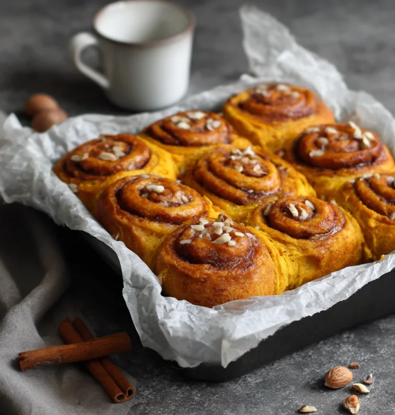 Gluten-free Pumpkin Cinnamon Rolls Recipe Almond Flour Cinnamon Rolls No Yeast Healthy Pumpkin Spice Cinnamon Rolls Low Ca...