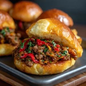 Gordon Ramsay’s Take on Philly Cheesesteak Sloppy Joes