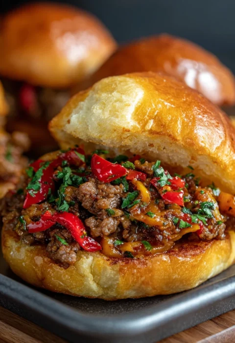 Gordon Ramsays Take Philly Cheesesteak Sloppy Joes