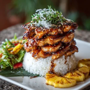 Hawaiian Huli Huli Chicken Stack: A Flavorful Recipe Delight
