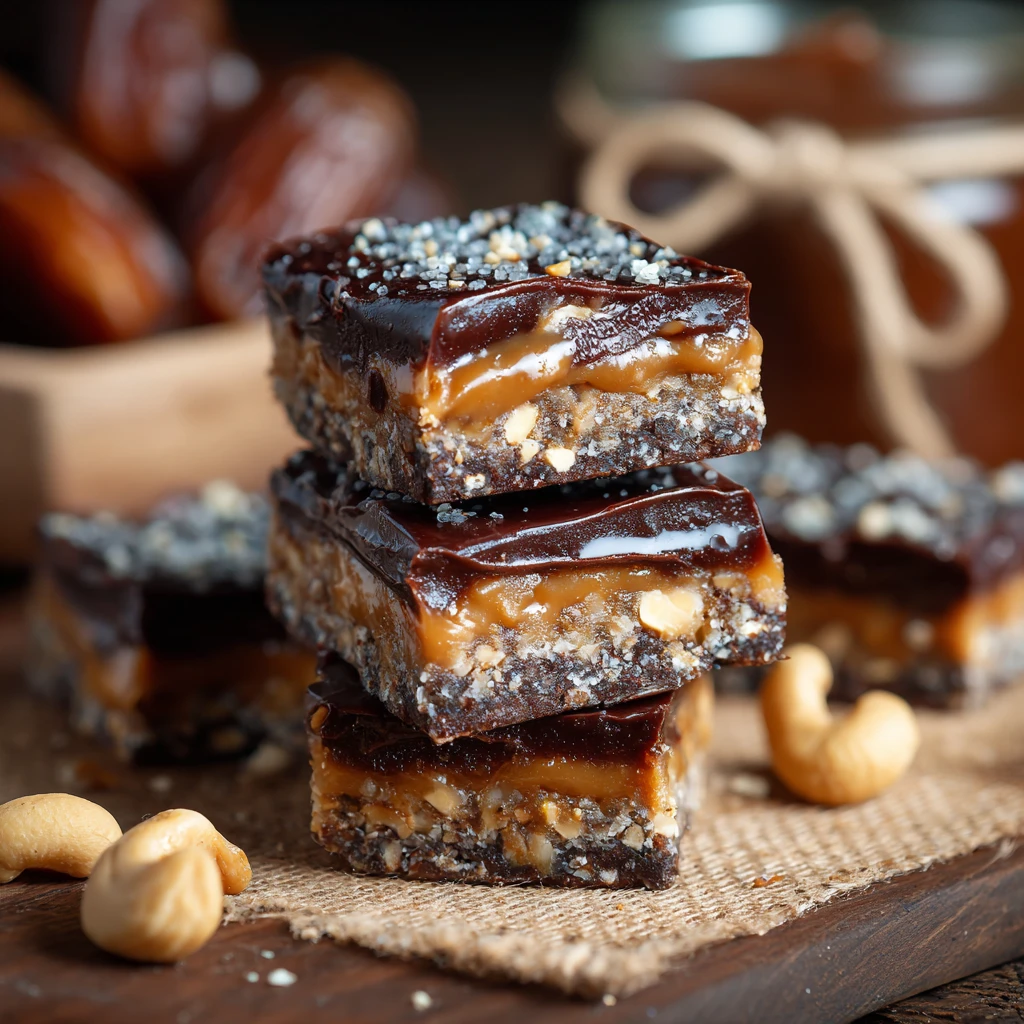 Healthy Home Made Date Snickers