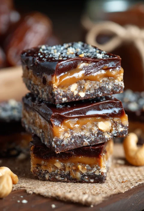 Healthy Home Made Date Snickers