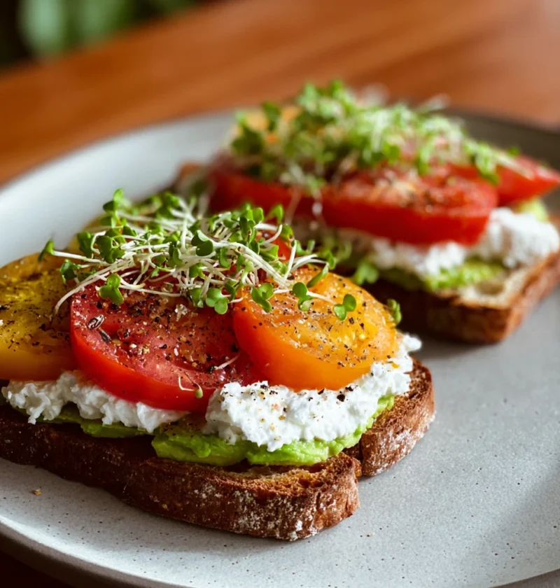 Healthy Tomato Avocado Toast Recipe Low Calorie Tomato Avocado Toast Best Bread For Avocado Toast Tomato Avocado Cottage C...