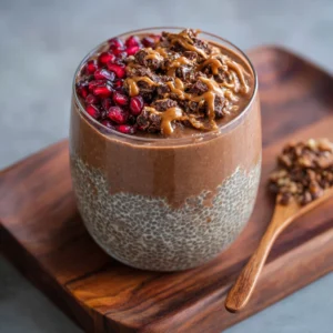 High-Protein Chocolate Peanut Butter Chia Seed Pudding That Will Transform Your Mornings