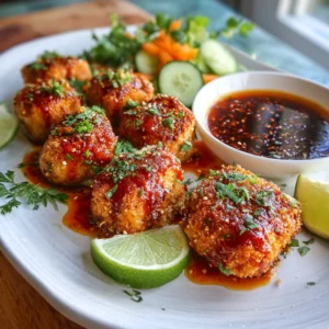 Homemade Crispy Bang Bang Salmon Bites – Sweet and Spicy