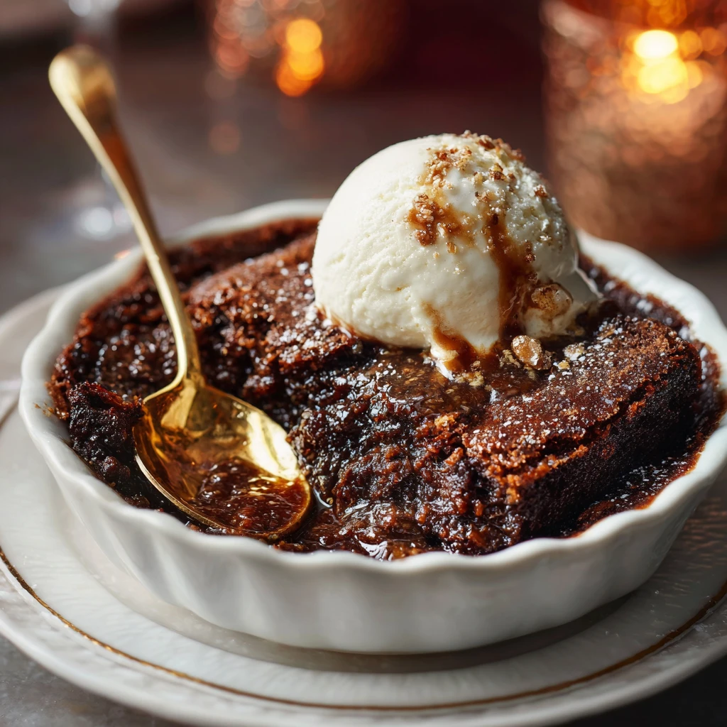 Ina Garten's Brownie Pudding Home Made : Make it Perfect For Holiday Dinners or Cosy Nights