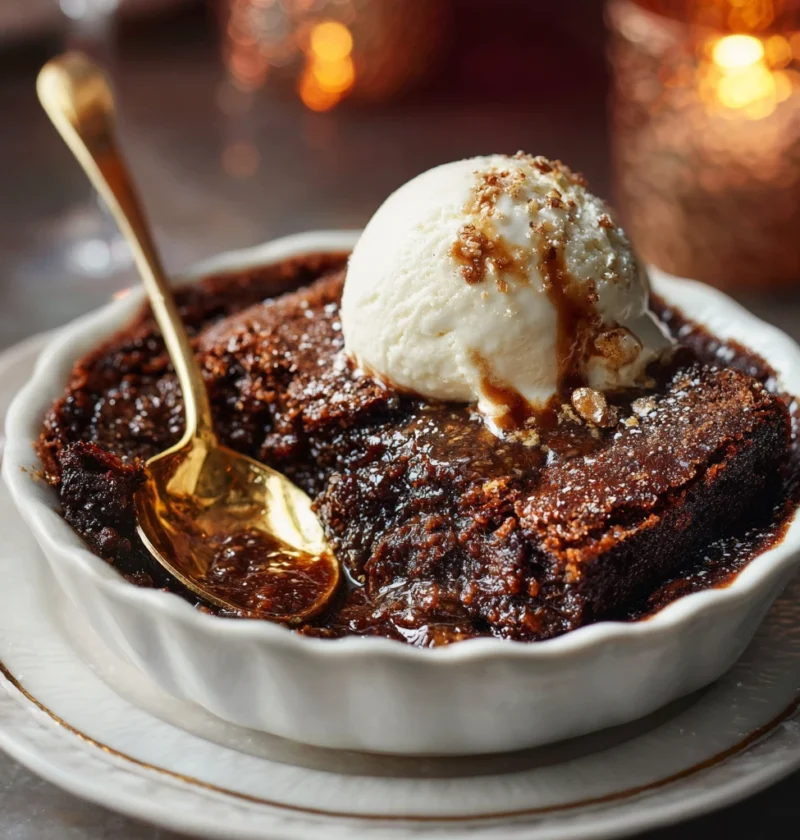 Ina Gartens Brownie Pudding Home Made Make Perfect