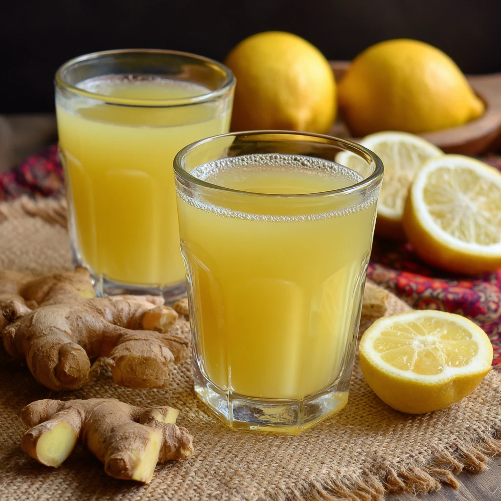 Lemon Ginger Morning Drink : Perfect Detox