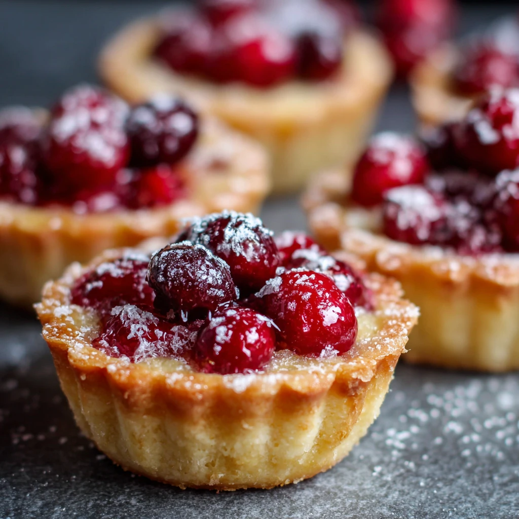 Mini Gluten Free Cranberry Tarts
