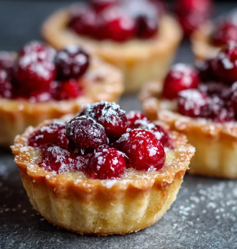 Mini Gluten Free Cranberry Tarts
