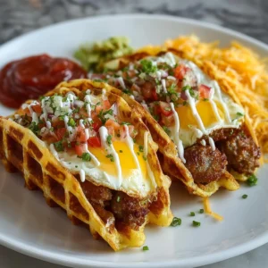 Mini Sausage and Egg Waffle Tacos: A Delicious Breakfast Delight