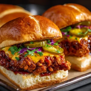 Nashville Hot Chicken Sandwiches