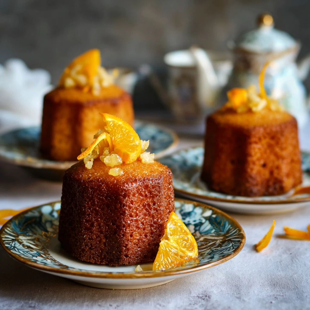Orange Ginger Honey Cakes