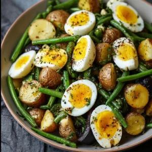 Potato and Green Bean Salad with Hard-Boiled Eggs: A Fresh and Satisfying Meal