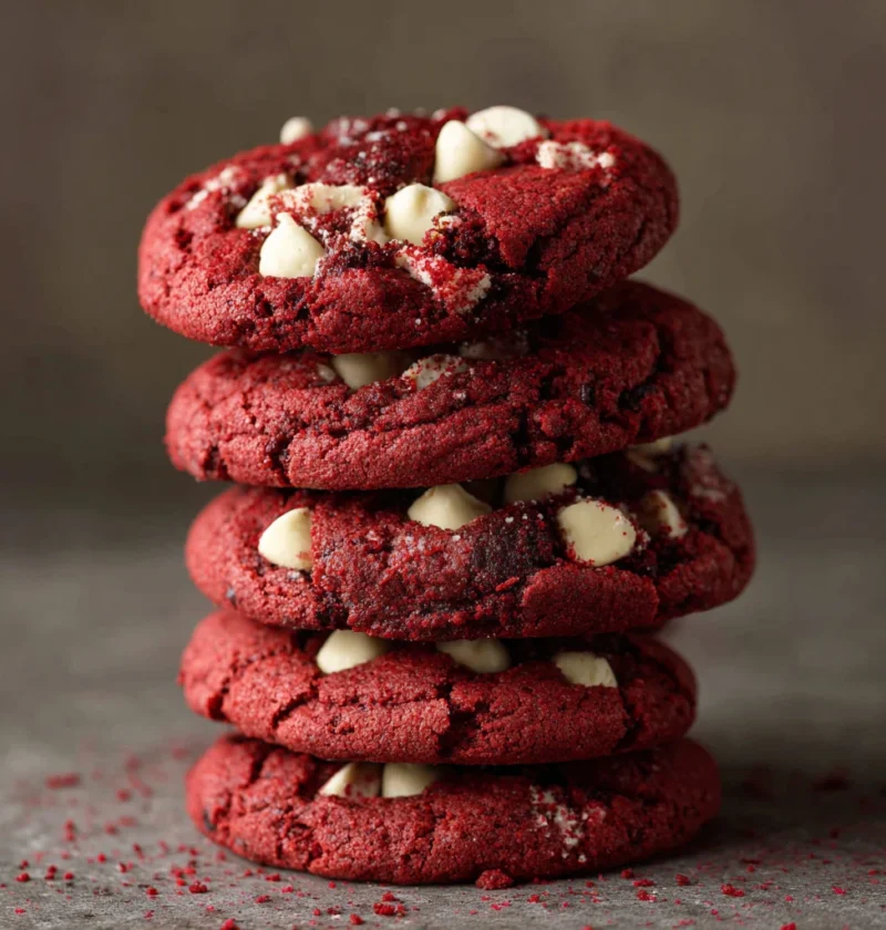 Red Velvet Chocolate Chip Cookies Sweet Fusion Youll