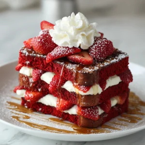 Red Velvet French Toast for Special Occasions