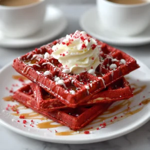 Red Velvet Marble Waffles: A Delightful Breakfast Treat