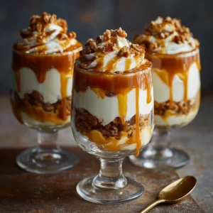 Salted Caramel Pumpkin Parfaits