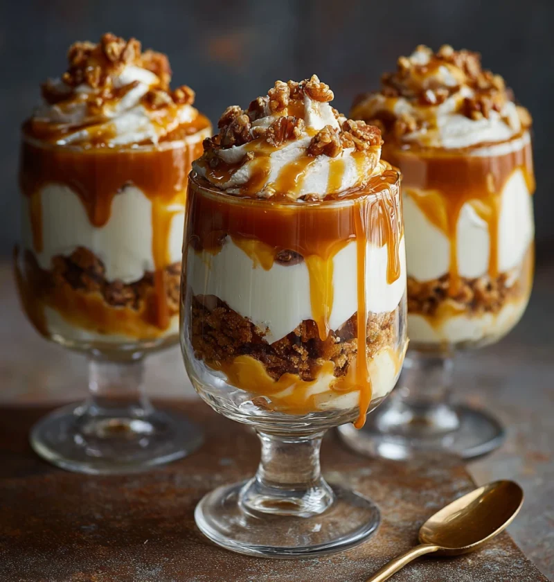 Salted Caramel Pumpkin Parfait Recipe Easy Salted Caramel Pumpkin Parfait Vegan Salted Caramel Pumpkin Parfait Gluten-free...