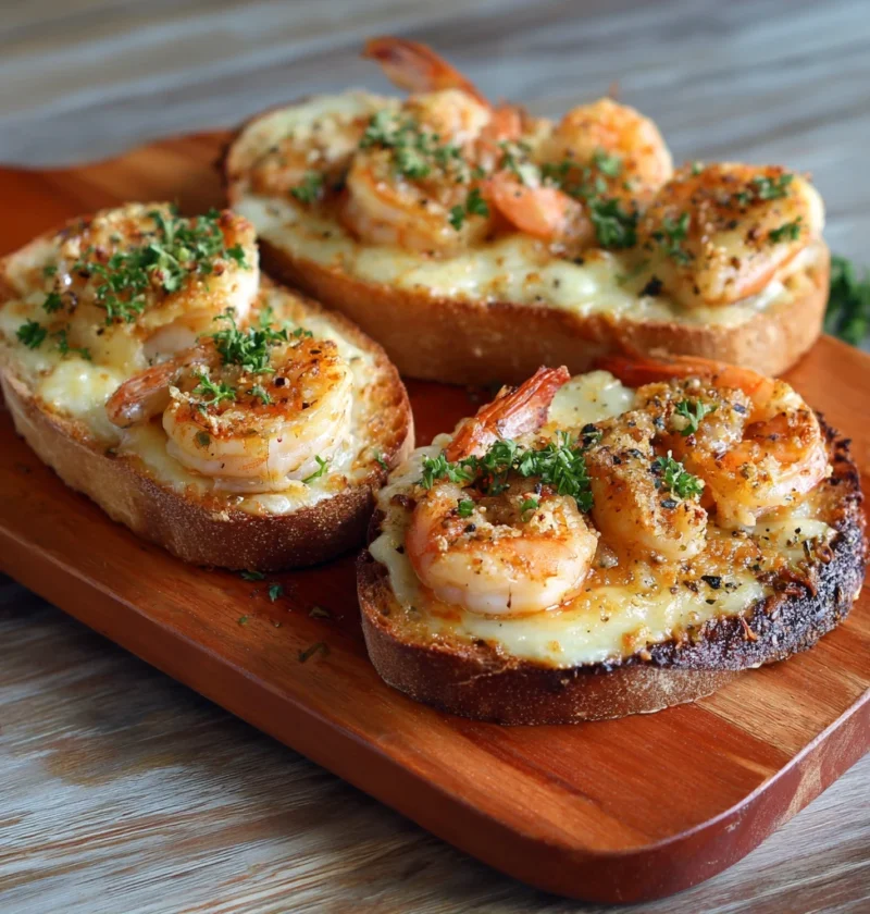 Shrimp Cheese Toast Garlic Bread Recipe