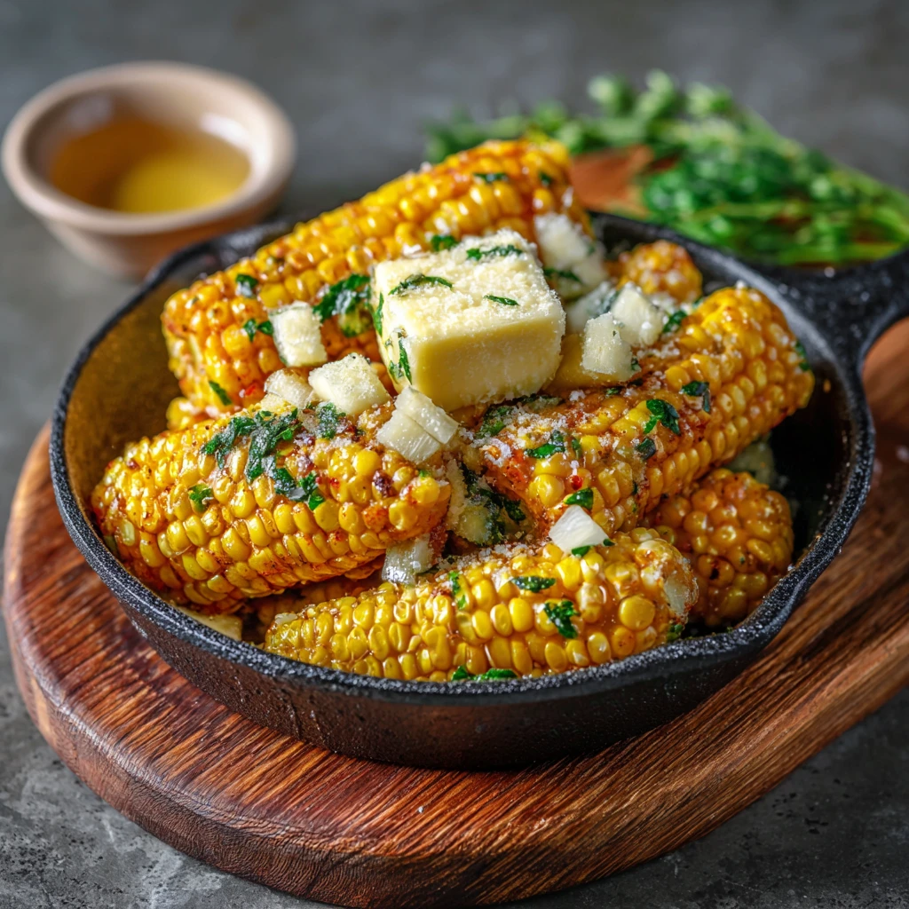 Skillet Corn with Honey Butter