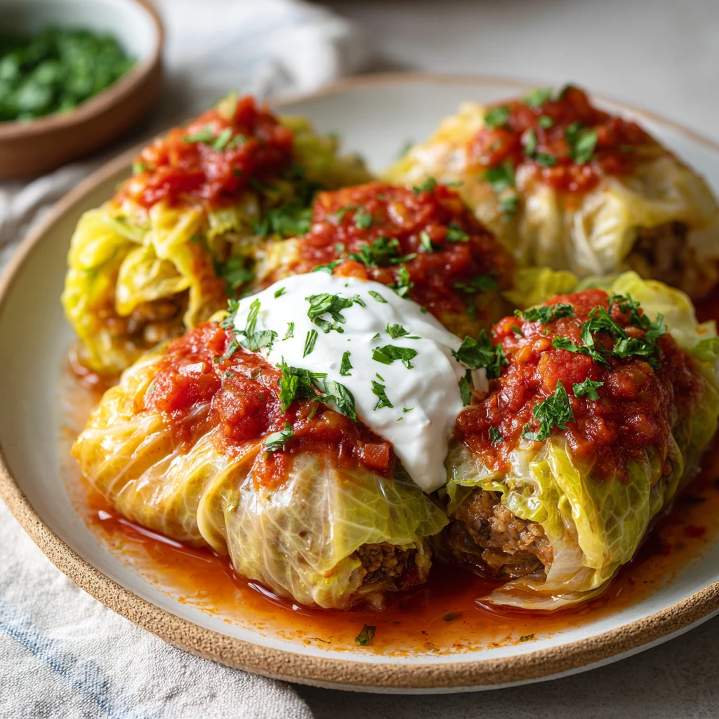 Slow Cooker Cabbage Rolls Recipe