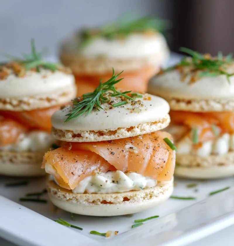 Smoked Salmon Cream Cheese Macarons Savory Recipe Your