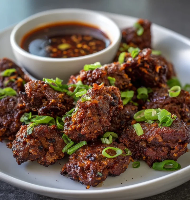 Spicy Korean Beef Bites Recipe Gochujang Dipping Sauce Homemade Easy Korean Beef Appetizers How To Make Spicy Beef Bites K...