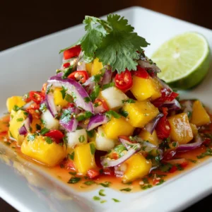 Spicy Mango Ceviche: Elevate Your Taste Buds Today!