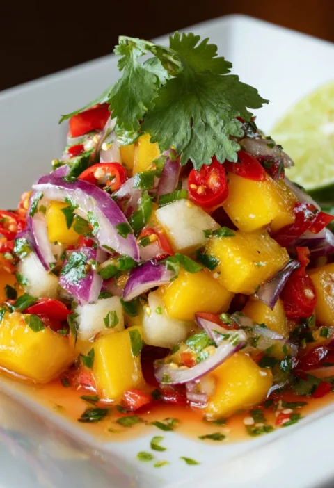 Spicy Mango Ceviche Elevate Your Taste Buds Today