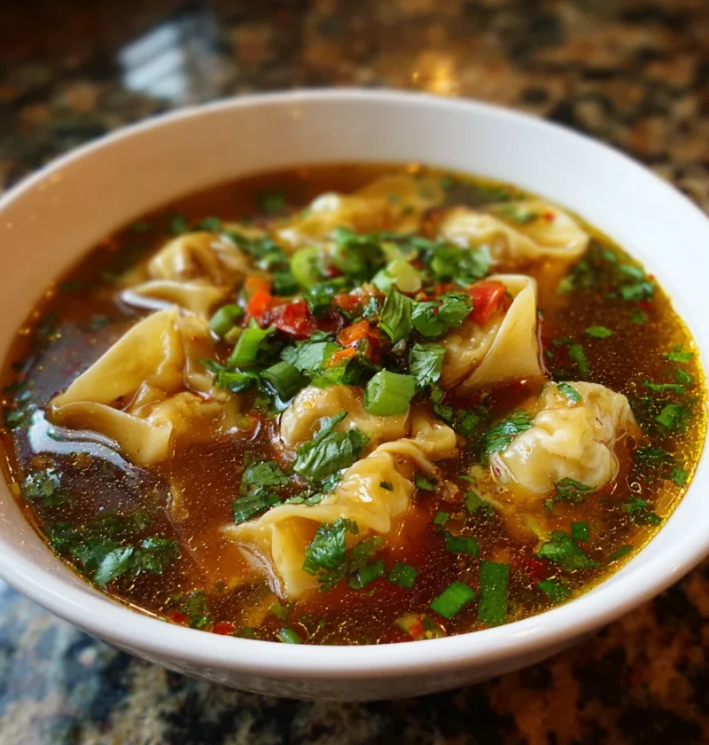 Spicy Wonton Soup Recipe Homemade Labor Day Comfort Food Ideas Best Spicy Broth For Wonton Soup Homemade Wonton Soup Labor...