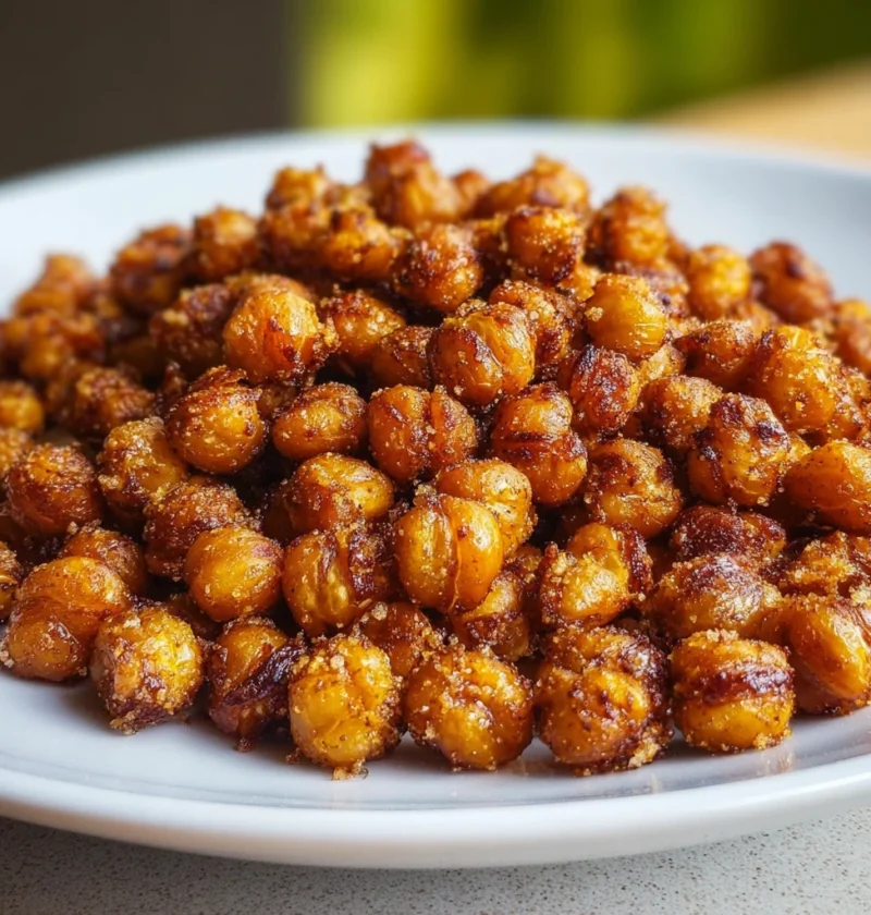Sweet Cinnamon Sugar Chickpeas Recipe Cinnamon Sugar Roasted Chickpeas Snack Homemade Cinnamon Sugar Chickpeas How To Make...
