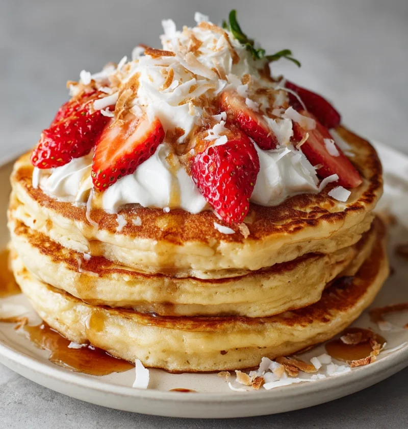 Sweet Coconut Cream Pancakes Breakfast Delight Youll Love